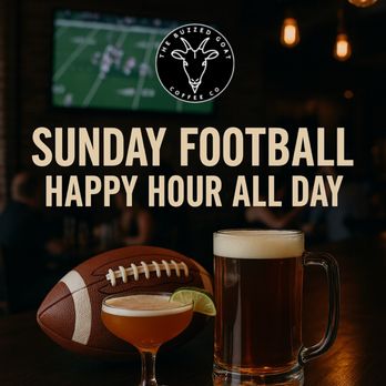 The Buzzed Goat Coffee - Come join the fun! We have Happy Hour all day on Sundays with all the games. - Coffee & Tea Near Me - Tempe, Arizona The Buzzed Goat Coffee - Come join the fun! We have Happy Hour all day on Sundays with all the games. - Coffee & Tea Near Me - Tempe, Arizona