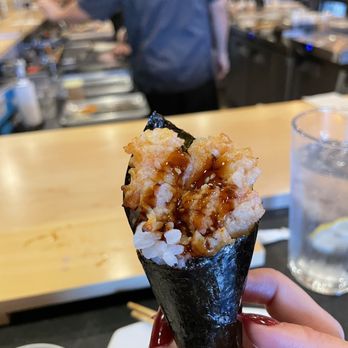 Naminohana - Baked lobster handroll - Sushi Bars Near Me - Dallas, Texas Naminohana - Baked lobster handroll - Sushi Bars Near Me - Dallas, Texas