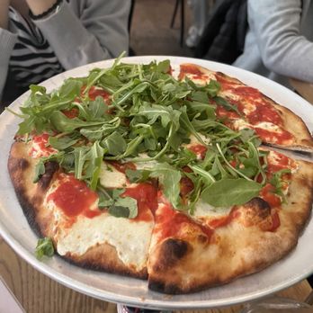 Juliana's - Margherita Pizza with Arugula - Pizza Near Me - Brooklyn, New York Juliana's - Margherita Pizza with Arugula - Pizza Near Me - Brooklyn, New York