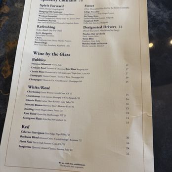 Choi's - Menu - Wine Bars Near Me - San Diego, California