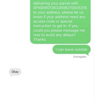 Speedex Courier - This is a fabricated message by Speedex. Showing I'm saying ok to leave my packages outside multiple outside. LIARS - Couriers & Delivery Services Near Me - Fremont, California