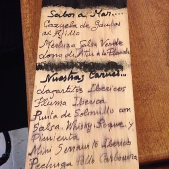 Nueva Taberna La Carrucha - La carta - Tapas Bars Near Me - Seville, SE
