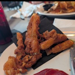 Fries, not good.