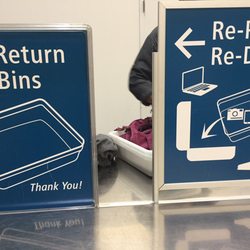 TSA Checkpoint Central - Bins!