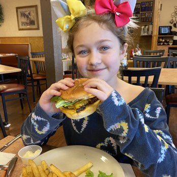 Steve's Cafe - This was my daughters nine dollar kids burger! lol - Cafes Near Me - Helena, Montana Steve's Cafe - This was my daughters nine dollar kids burger! lol - Cafes Near Me - Helena, Montana