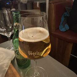 Wirtshaus Vögele - Beer in a wine glass is common here.