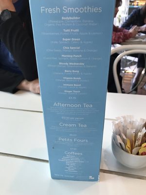 Menu photo 4 To A Tea London, XGL Menu photo 4 To A Tea London, XGL