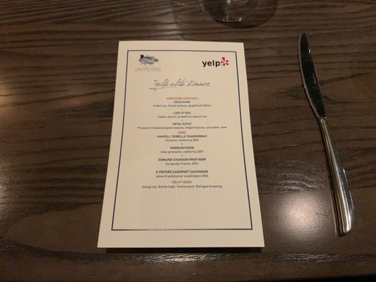 Menu photo 5 The Mayor's Table Newport Beach, CA Menu photo 5 The Mayor's Table Newport Beach, CA