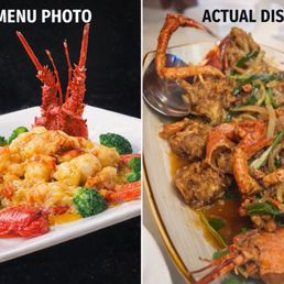 What's advertised on the menu vs. what was actually served at Canton Kitchen.