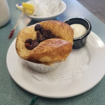 Jamms Restaurant - Cinnamon Rain Bread bowl. AKA muffin cup - Breakfast & Brunch Near Me - Las Vegas, Nevada