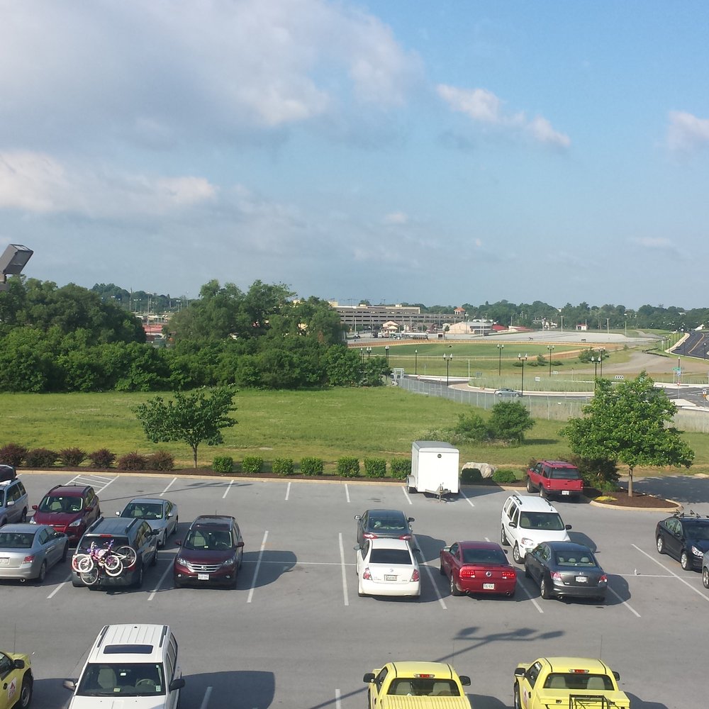 Holiday Inn Express Charles Town - View from room towards horse racetrack - Hotels Near Me - Ranson, West Virginia Holiday Inn Express Charles Town - View from room towards horse racetrack - Hotels Near Me - Ranson, West Virginia