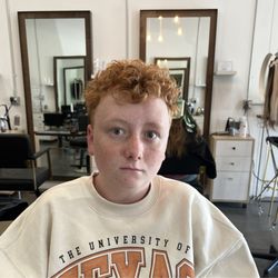 Laced Hair Extensions - Before - Unruly red