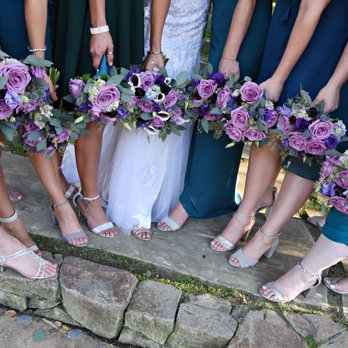 Nina's Flowers - Bridal Bouquet and 8 Bridesmaid Bouquets - Florists Near Me - Encinitas, California