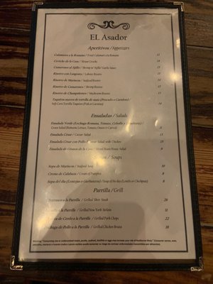 Menu photo 3 El Asador Old San Juan, PR Menu photo 3 El Asador Old San Juan, PR