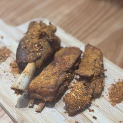 M Joy - Grilled lamb shank and ribs