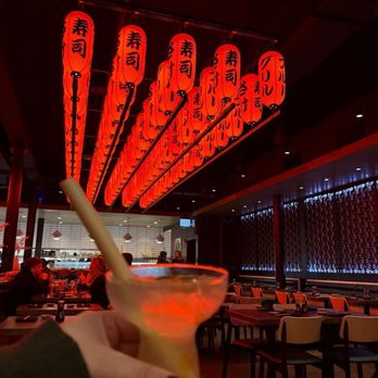 Blue Sushi Sake Grill - White Peach Daiquiri - Sushi Bars Near Me - Chicago, Illinois Blue Sushi Sake Grill - White Peach Daiquiri - Sushi Bars Near Me - Chicago, Illinois