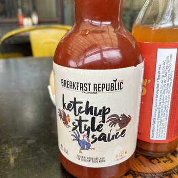 Breakfast Republic - Mild "spicy" ketchup.    Very good flavor - Breakfast & Brunch Near Me - San Diego, California