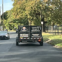 Re -Imagine Landscape - Re-Imagine landscaping truck that could've called an accident.