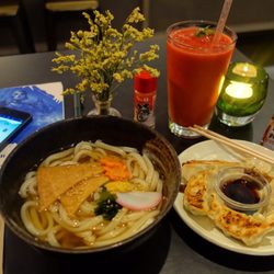 Cocoro - Kitsune Udon, Gyoza and a Strawberry Mint!