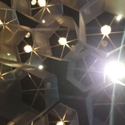 Looking up at the lighting Looking up at the lighting
