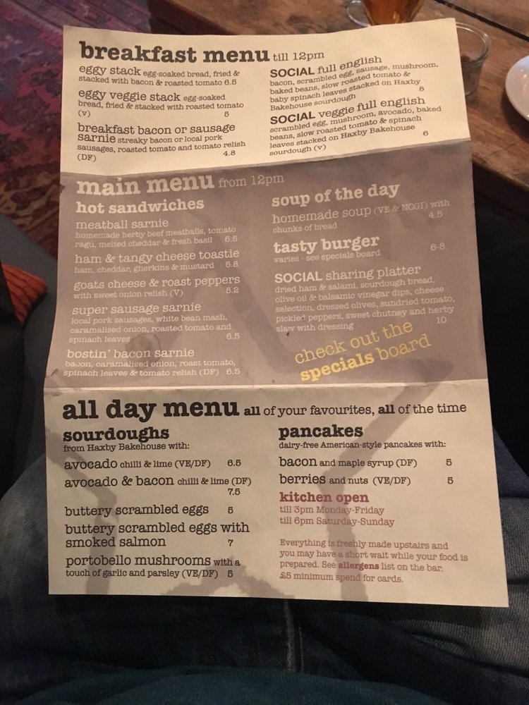 THE FOSSGATE SOCIAL Updated August 2024 25 Fossgate, York, United