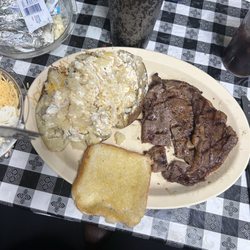 Bloomo Diner - 12 oz steak and baked potatoe