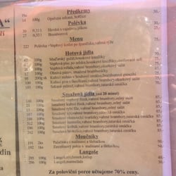 U Mlýna - Jídla