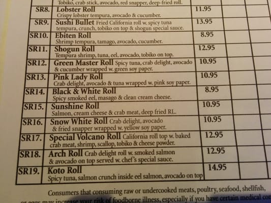 Menu photo 3 Shogun Japanese Steakhouse Fairview Heights, IL Menu photo 3 Shogun Japanese Steakhouse Fairview Heights, IL