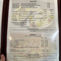 Dimitrios'house of Pizza Restaurant - Full menu