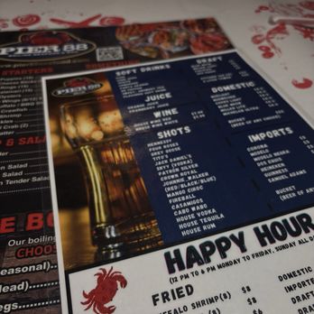 Pier 88 Boiling Seafood & Bar - menu - Cajun/Creole Near Me - Dallas, Texas