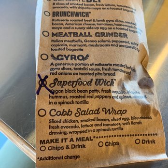 Which Wich - Vegan black bean patty - Sandwiches Near Me - Chandler, Arizona
