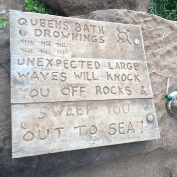 Queen's Bath - Make sure to pay attention to weather. - Landmarks & Historical Buildings Near Me - Princeville, Hawaii Queen's Bath - Make sure to pay attention to weather. - Landmarks & Historical Buildings Near Me - Princeville, Hawaii