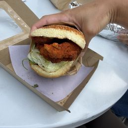 Sichuan hot chicken sandwich
