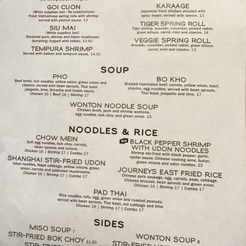 Journeys East - Starters menu - Japanese Near Me - Tulalip, Washington Journeys East - Starters menu - Japanese Near Me - Tulalip, Washington