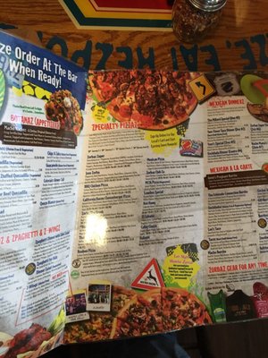Menu photo 6 Zorbaz Spicer, MN