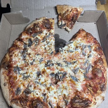 Royal Pizza & Seafood - Small cheese pizza with extra cheese, extra feta cheese and extra anchovies - Sandwiches Near Me - Hudson, New Hampshire