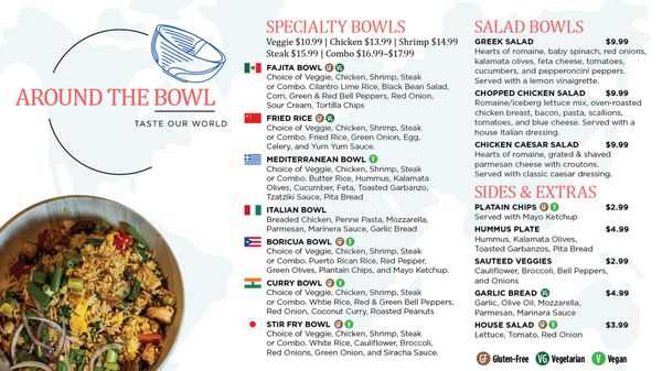 Menu photo 1 Around The Bowl Elgin, IL