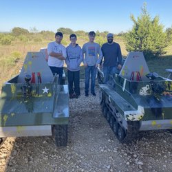Mini Tank Battlefield - The tanks after the battle