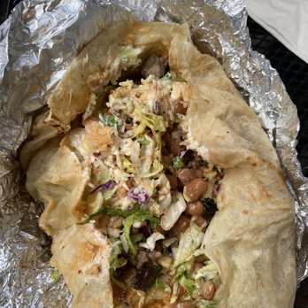 Villa Corona Nut Tree - Picking lettuce out of my burrito. - Mexican Near Me - Vacaville, California