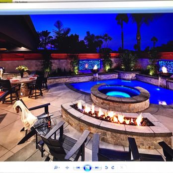 Hartscape Company - a pool and fire pit - Landscaping Near Me Hartscape Company - a pool and fire pit - Landscaping Near Me