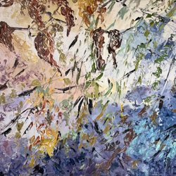 Daedalus Gallery - "Rainbow Country" 40" X 30" Jacqueline Carcagno at Daedalus Gallery