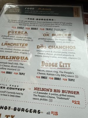 Menu photo 5 Hill East Burger Washington, DC, DC Menu photo 5 Hill East Burger Washington, DC, DC