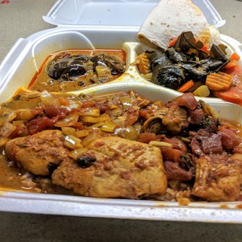 Sree's Foods - Spicy Chicken Hyderabadi, Grape Leaves and Mixed Veggies ( top left), and Baby Eggplant in Peanut and Coconut Gravy (top right) - Indian Near Me - Pittsburgh, Pennsylvania Sree's Foods - Spicy Chicken Hyderabadi, Grape Leaves and Mixed Veggies ( top left), and Baby Eggplant in Peanut and Coconut Gravy (top right) - Indian Near Me - Pittsburgh, Pennsylvania