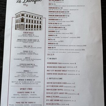 Brasserie La Banque - Menu - French Near Me - Charleston, South Carolina Brasserie La Banque - Menu - French Near Me - Charleston, South Carolina