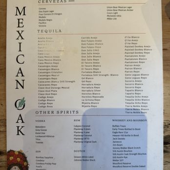 Mexican Oak - Beers, tequilas and more. - Mexican Near Me - Denton, Texas Mexican Oak - Beers, tequilas and more. - Mexican Near Me - Denton, Texas