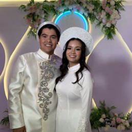 My Áo Dài and hat were pita he'd from Thành Trang