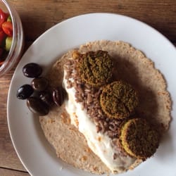 Mor Levy - Homemade falafel, hummus and salad. Great cooking classes that are healthy, delicious, and fun!