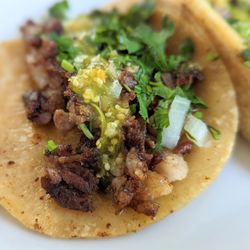Tacos Los 3 Paisas - Suadero taco, if you like asada this is the cut to go for