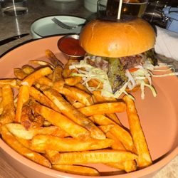 Esperanza on the Rooftop - The burger, good, not great