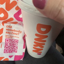 Dunkin' - Coffee and a donut